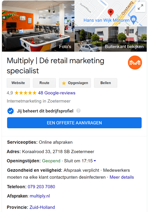 Google-Mijn-Bedrijf-profiel