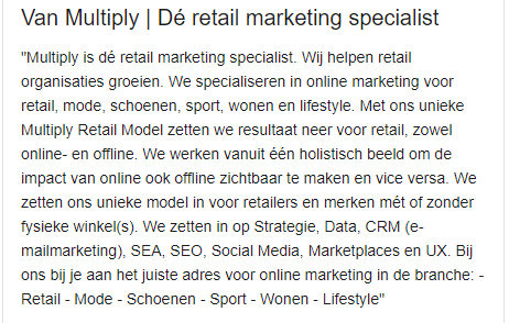 Optimalisatie-beschrijving